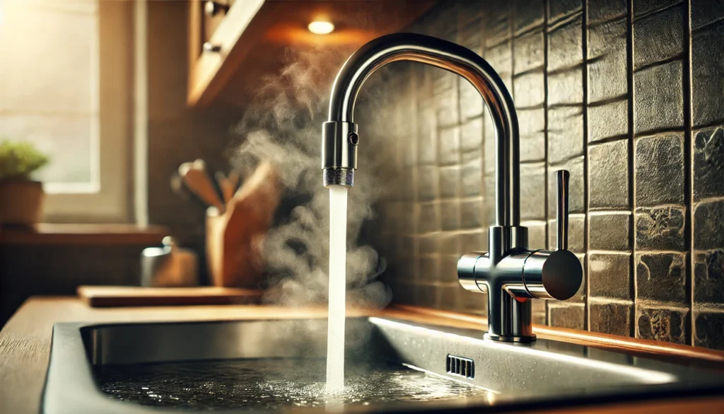 Tap Hot Water