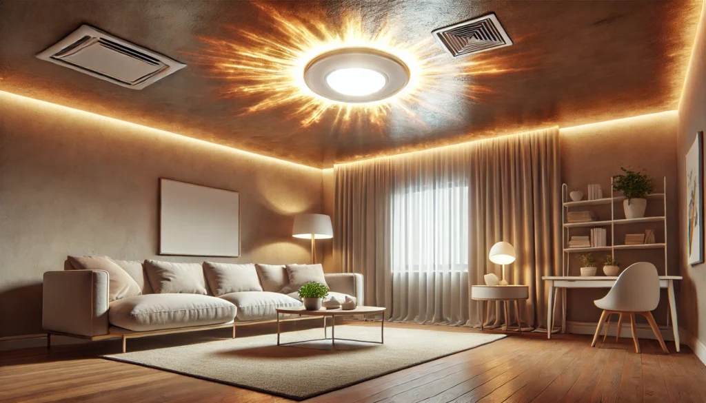 overheating light fixtures