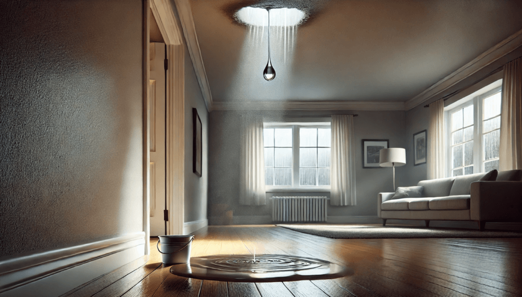roof leaks and water damage in Edmonton