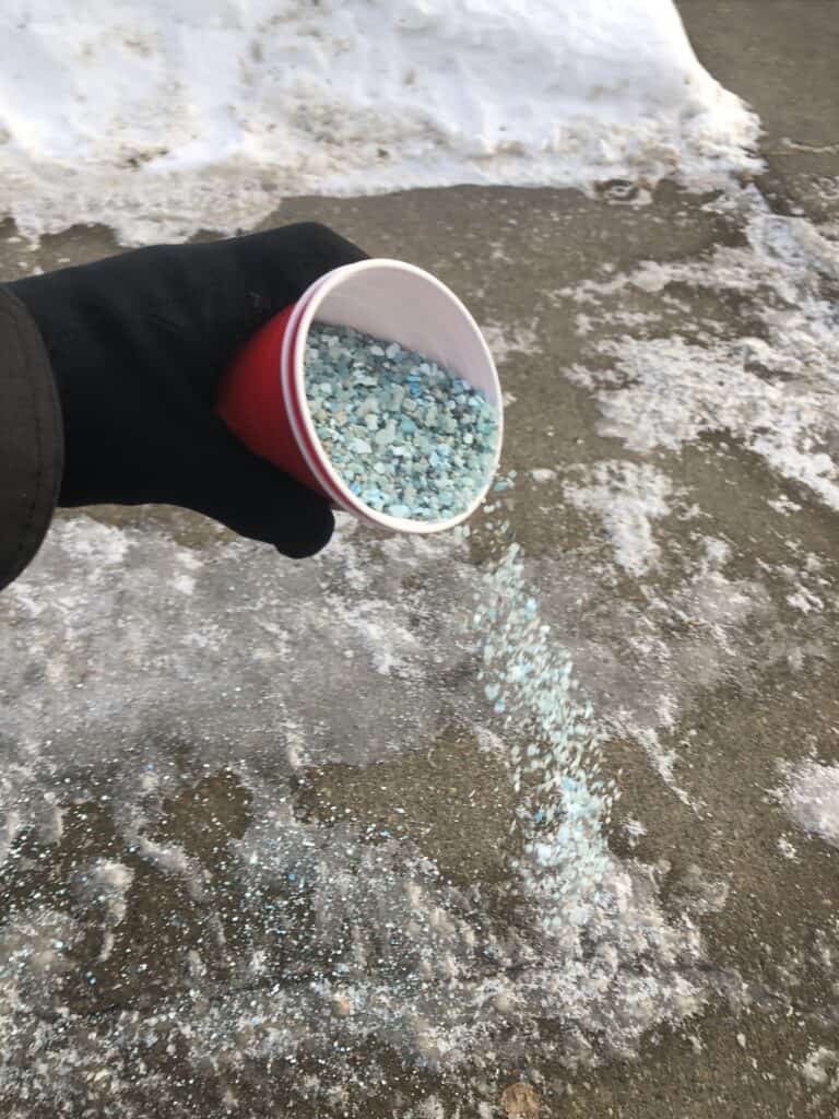 Sidewalk Salt, The wrong one will destroy your Grass and Driveway