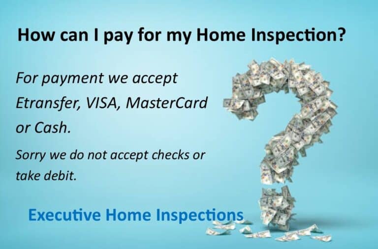 How can I pay for The Home Inspection?