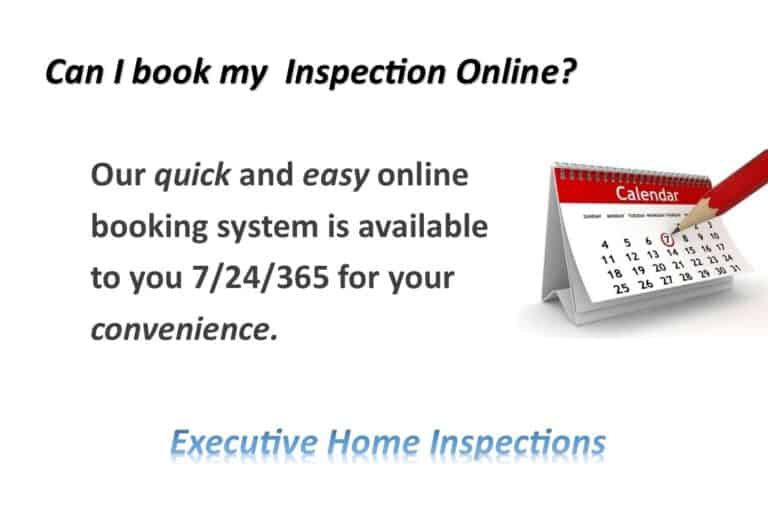 Can I book my Inspection online?