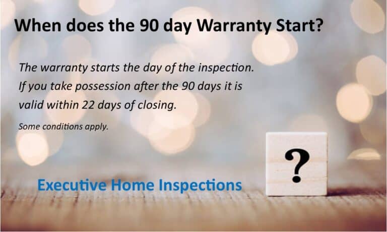 When does the 90 Day Warranty start?