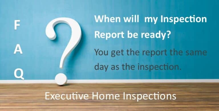 When do I get my Inspection Report?
