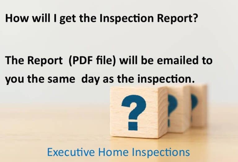 How will I get the Inspection Report?