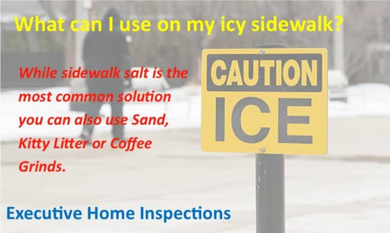What can I put on my Icy Sidewalk?