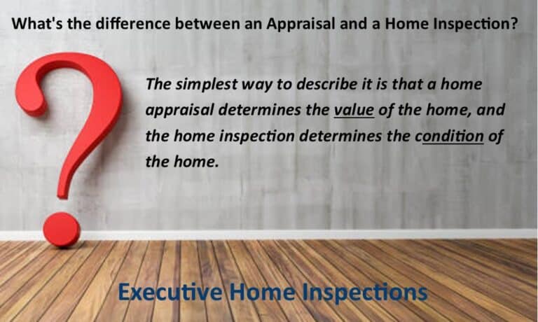 What’s the difference between an Appraisal and a Home Inspection?