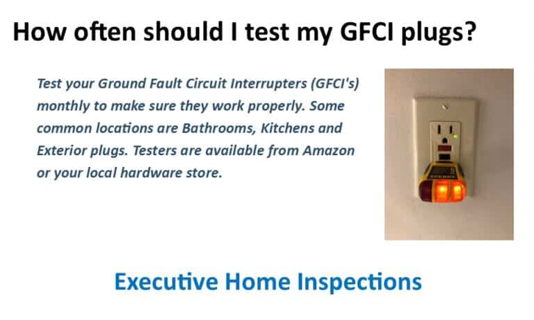 How often should I test my GFCI Plug?