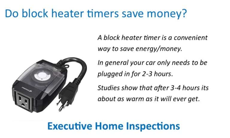 Does a block heater timer save money?  
